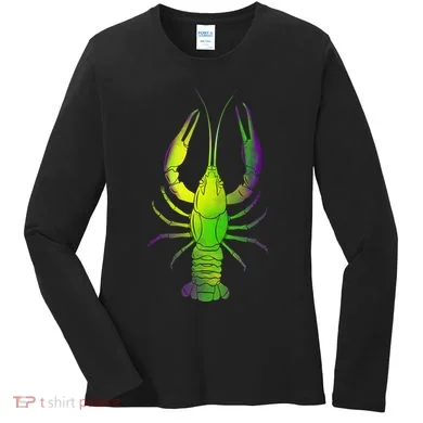 Mardi Gras Crawfish Women's Long Sleeve Shirt