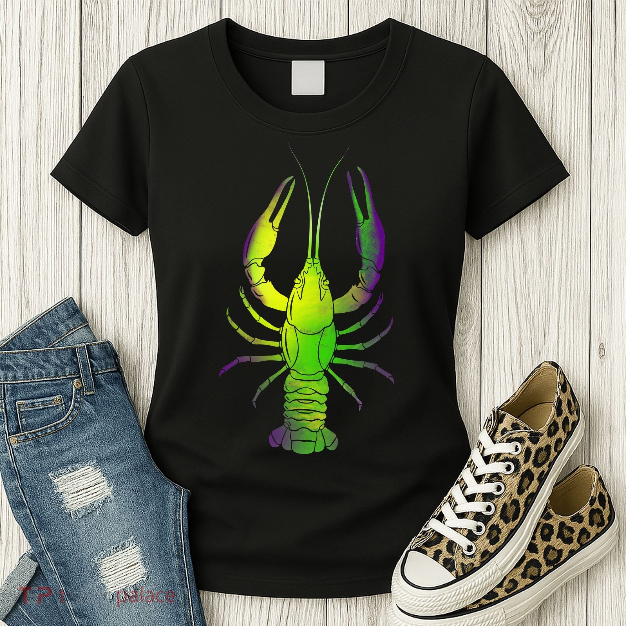 Mardi Gras Crawfish Women's T-Shirt