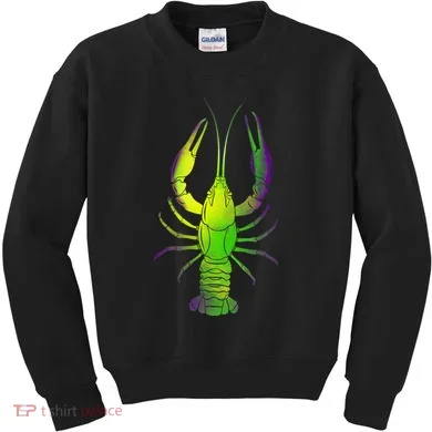 Mardi Gras Crawfish Kids Sweatshirt