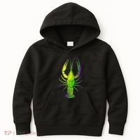 Mardi Gras Crawfish Kids Hoodie thumb 0