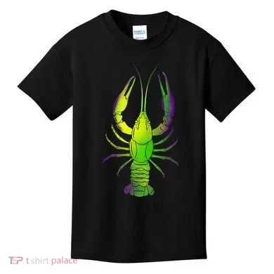 Mardi Gras Crawfish Kids T-Shirt
