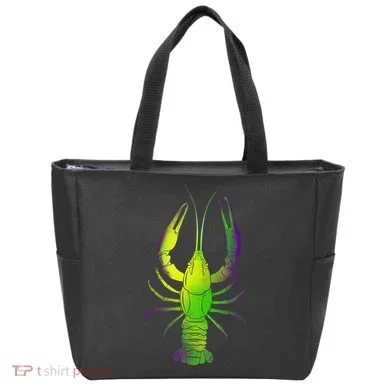 Mardi Gras Crawfish Tote Bag