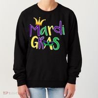 Mardi Gras Crown Logo Women's Sweatshirt thumb 0