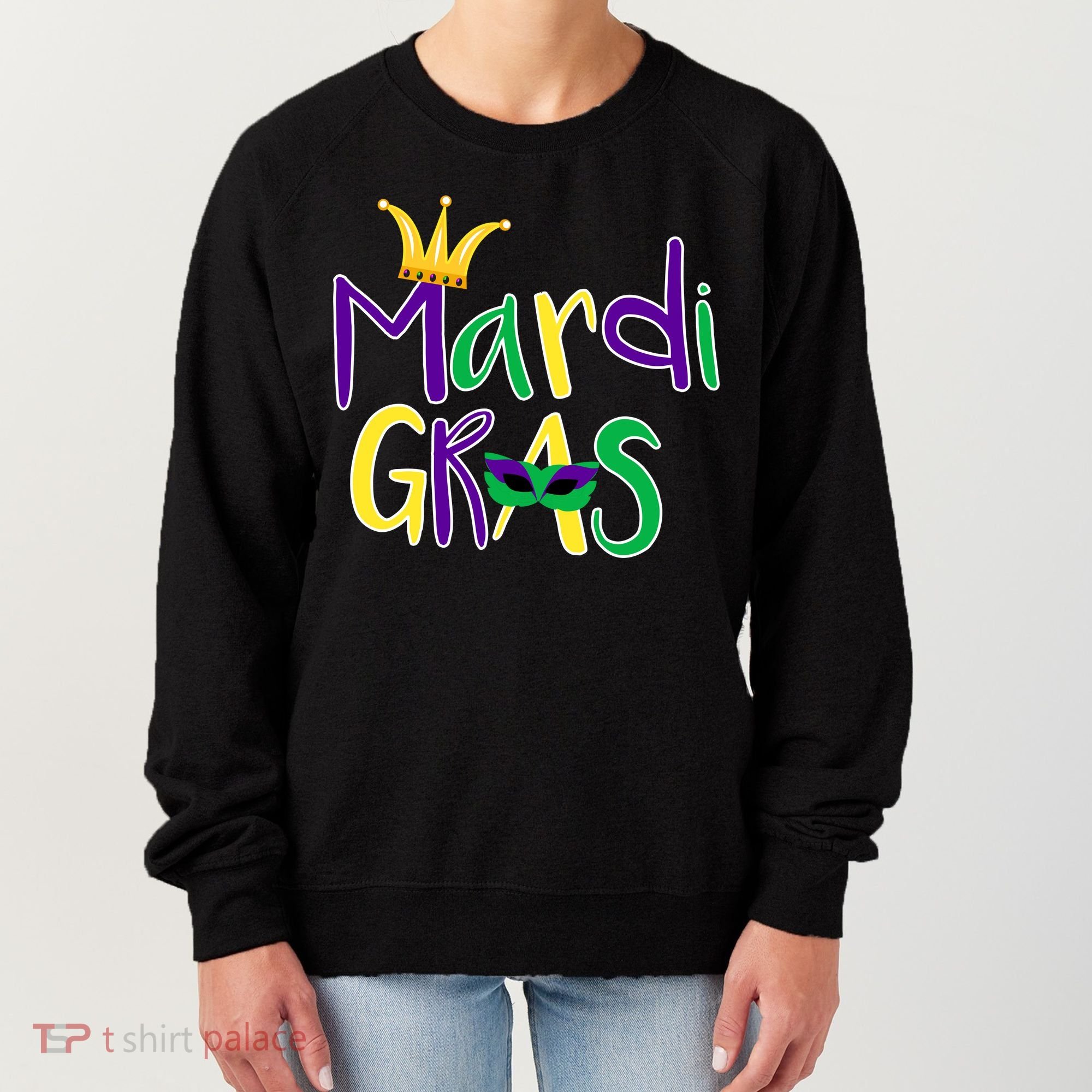 Mardi Gras Crown Logo Women's Sweatshirt