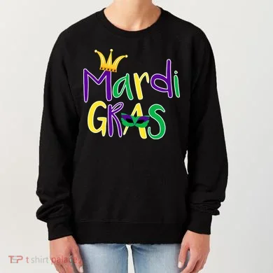 Mardi Gras Crown Logo Women's Sweatshirt
