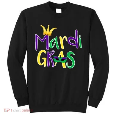 Mardi Gras Crown Logo Sweatshirt