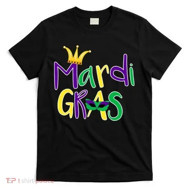Mardi Gras Crown Logo T-Shirt