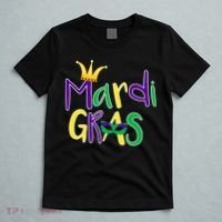 Mardi Gras Crown Logo T-Shirt thumb 5