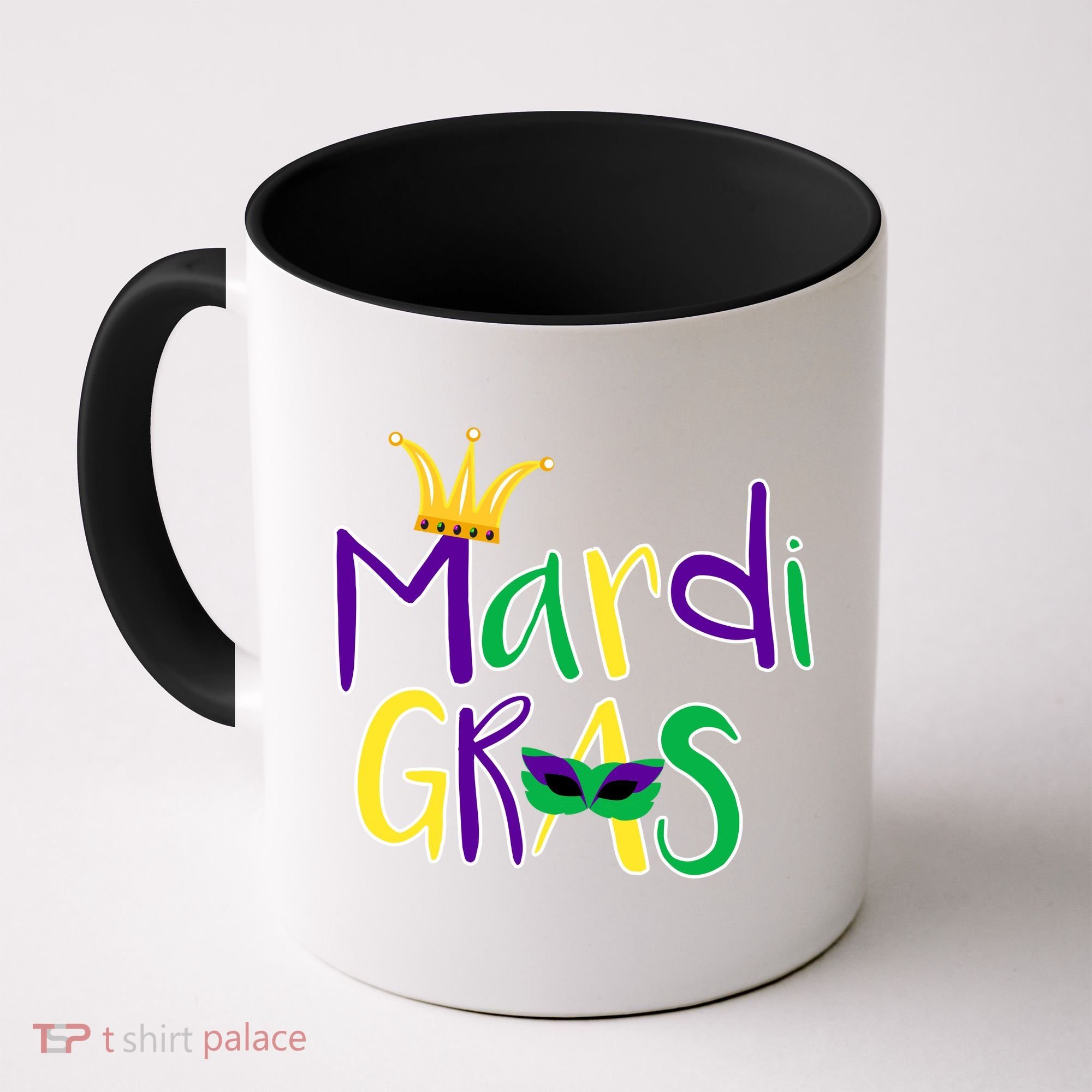 Mardi Gras Crown Logo Coffee Mug