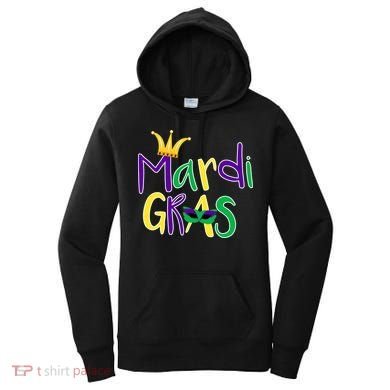Mardi Gras Crown Logo Women's Hoodie