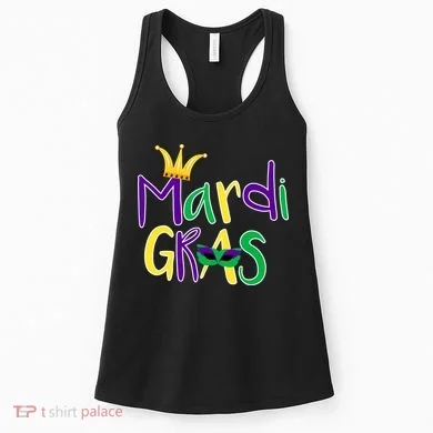 Mardi Gras Crown Logo Women's Tank Top