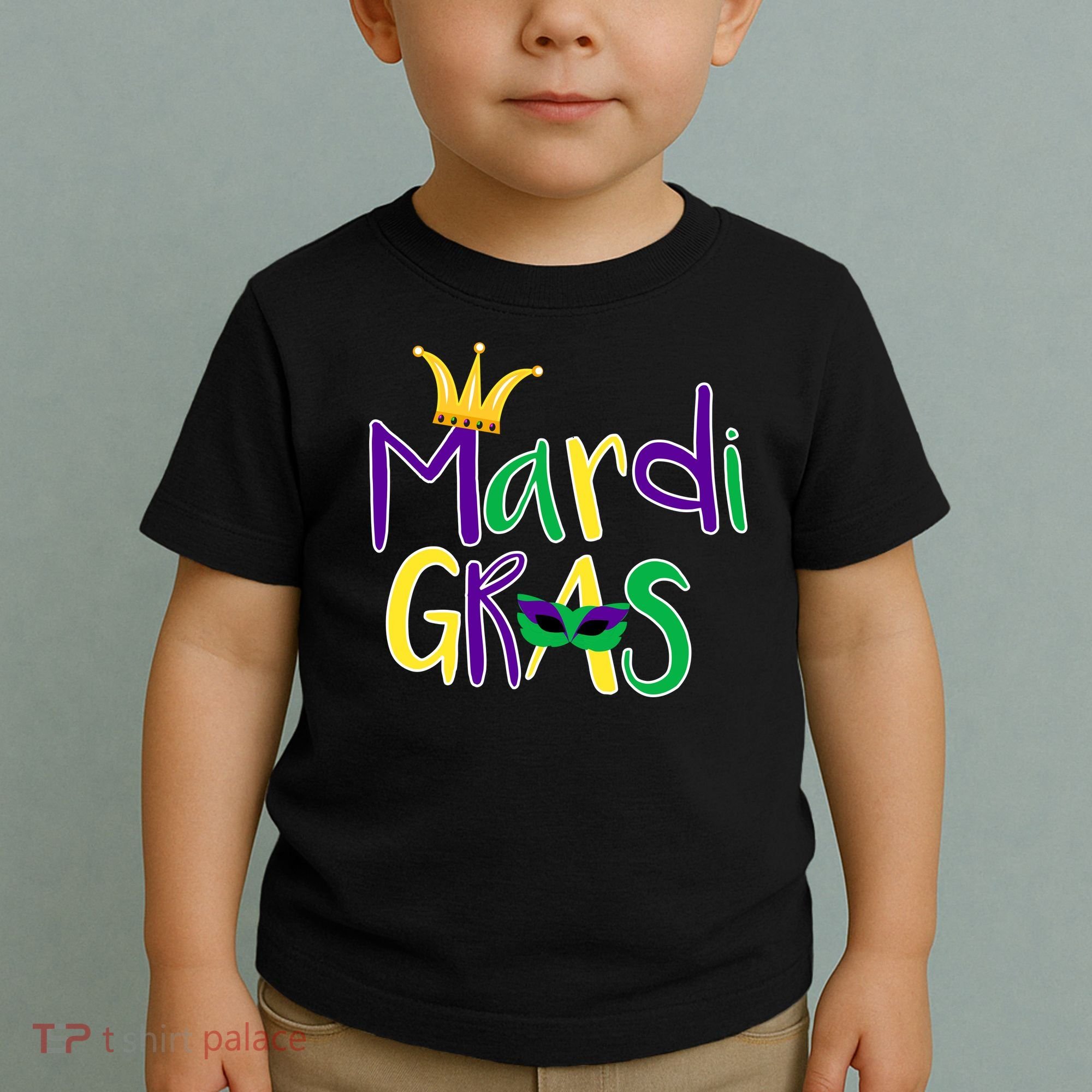 Mardi Gras Crown Logo Toddler T-Shirt
