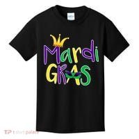 Mardi Gras Crown Logo Kids T-Shirt thumb 0