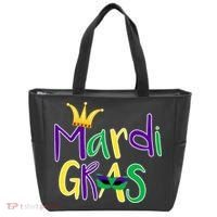 Mardi Gras Crown Logo Tote Bag thumb 0