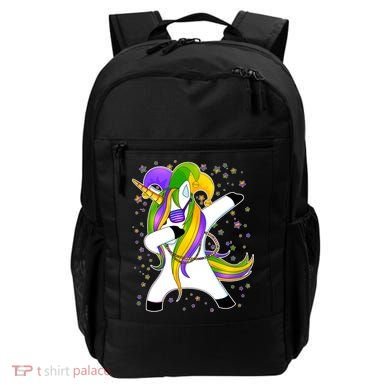 Mardi Gras Dabbing Unicorn Backpack