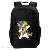 Mardi Gras Dabbing Unicorn Backpack thumb 0
