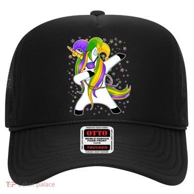 Mardi Gras Dabbing Unicorn Hat