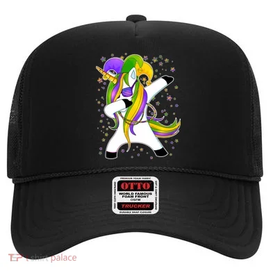 Mardi Gras Dabbing Unicorn Hat