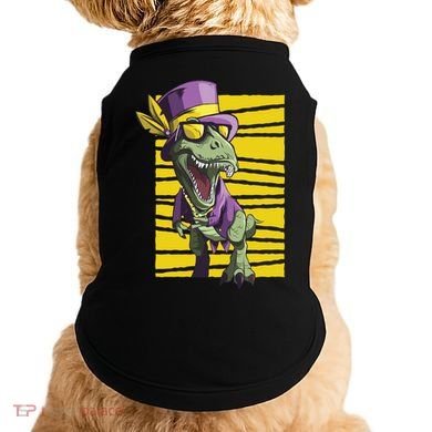 Mardi Gras Dinosaur Doggie Tank