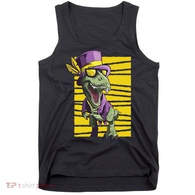 Mardi Gras Dinosaur Tank Top