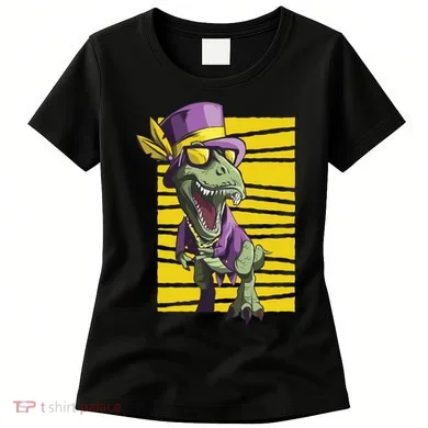 Mardi Gras Dinosaur Women's T-Shirt