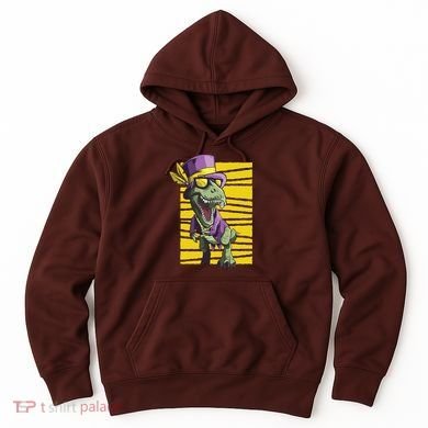 Mardi Gras Dinosaur Hoodie