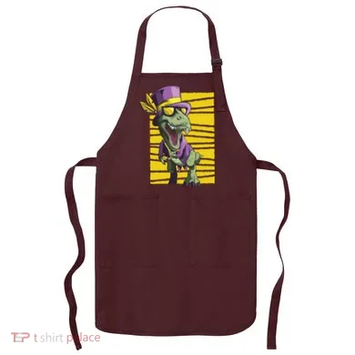 Mardi Gras Dinosaur Apron