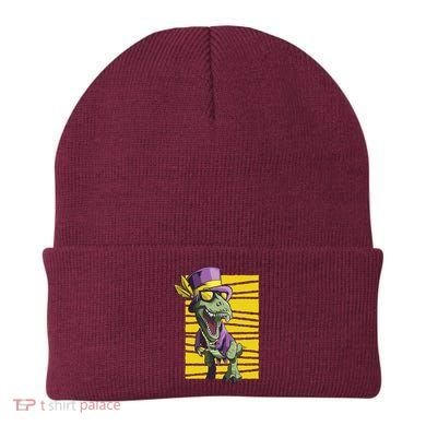 Mardi Gras Dinosaur Beanie
