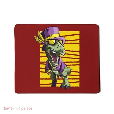 Mardi Gras Dinosaur Mousepad