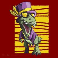 Mardi Gras Dinosaur Mousepad thumb 1