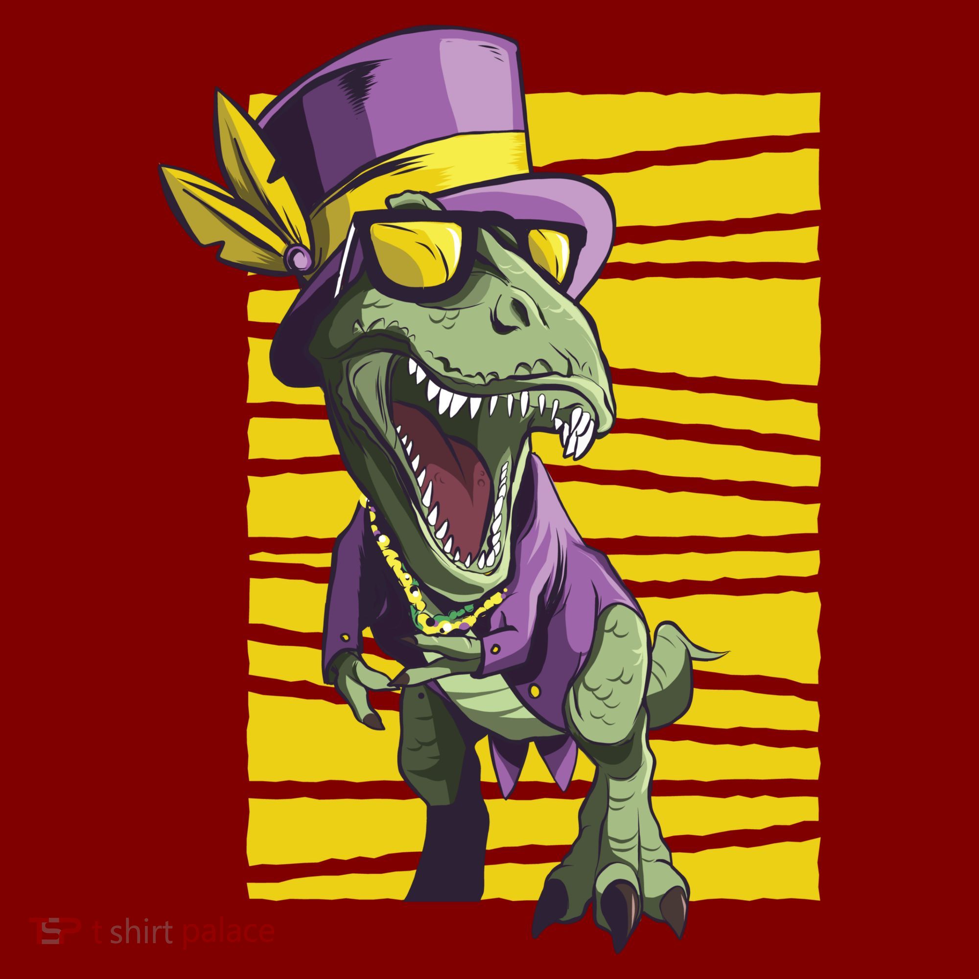 Mardi Gras Dinosaur Toddler T-Shirt