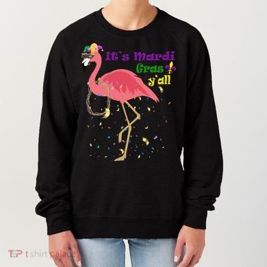 Mardi Gras Flamingo Women's Sweatshirt