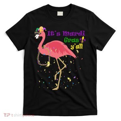 Mardi Gras Flamingo T-Shirt