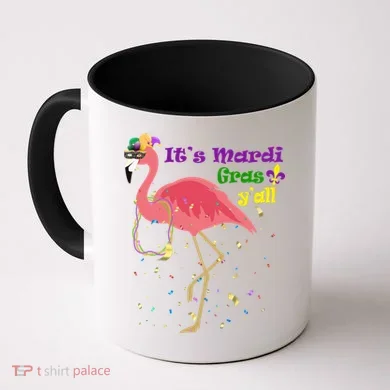 Mardi Gras Flamingo Coffee Mug