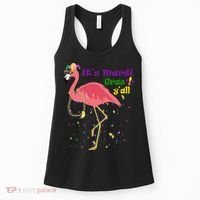 Mardi Gras Flamingo Women's Tank Top thumb 0