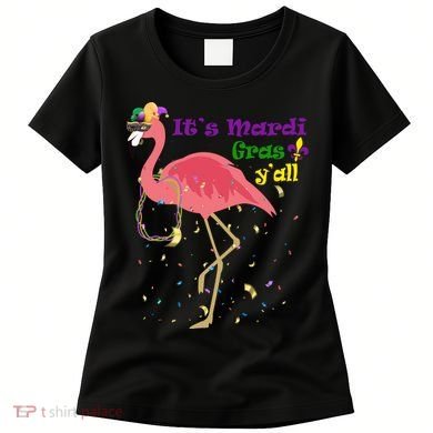 Mardi Gras Flamingo Women's T-Shirt