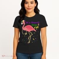 Mardi Gras Flamingo Women's T-Shirt thumb 4