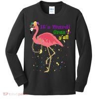 Mardi Gras Flamingo Kids Long Sleeve Shirt thumb 0