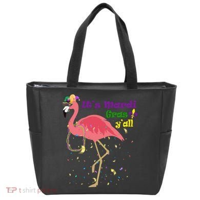 Mardi Gras Flamingo Tote Bag