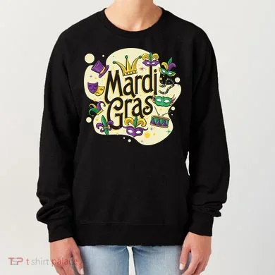 Mardi Gras Flashy Party  Women's Sweatshirt