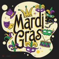 Mardi Gras Flashy Party  Women's Sweatshirt thumb 2