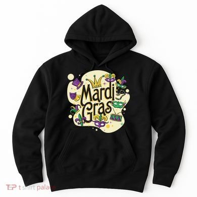 Mardi Gras Flashy Party  Hoodie