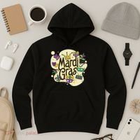 Mardi Gras Flashy Party  Hoodie thumb 3