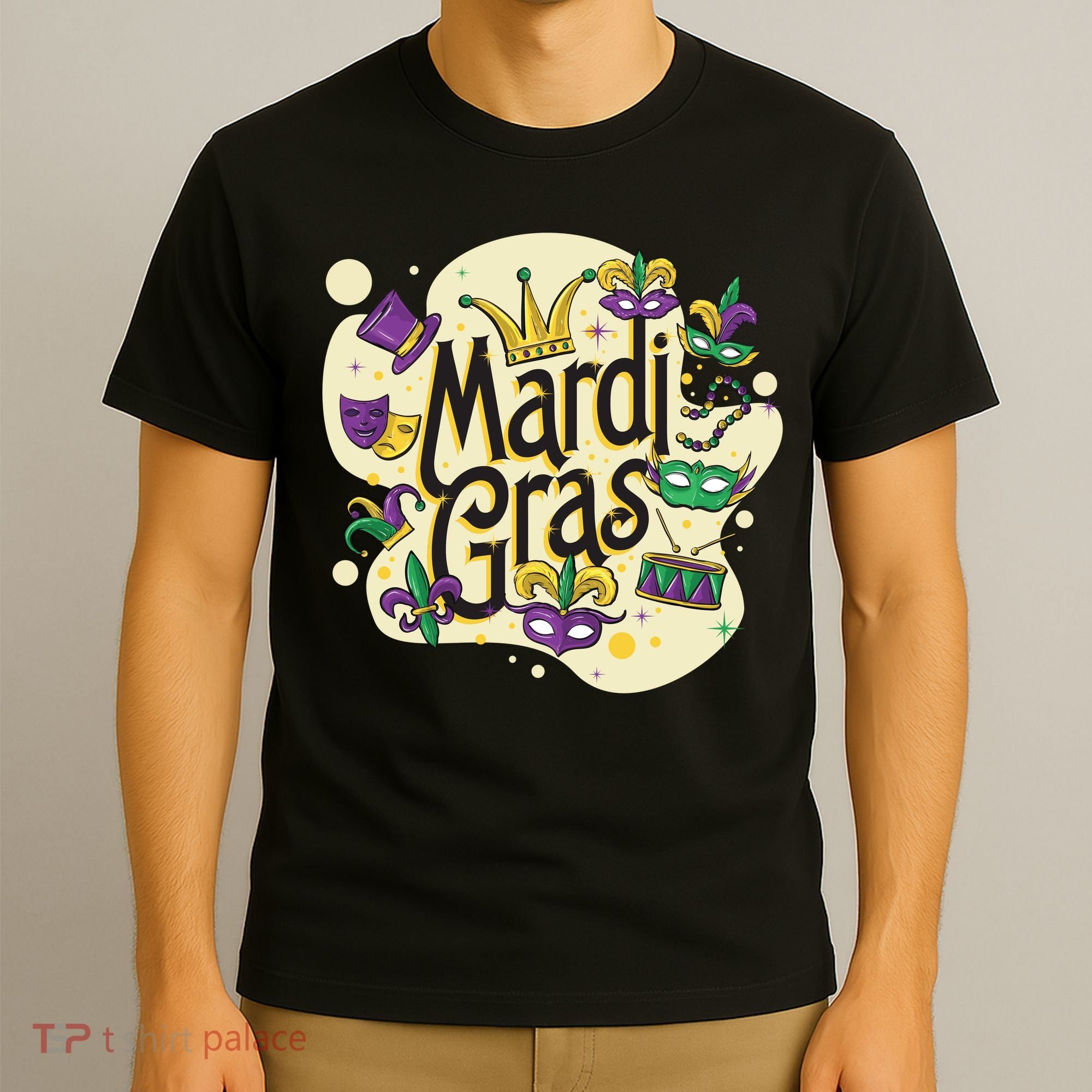Mardi Gras Flashy Party  T-Shirt