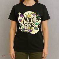 Mardi Gras Flashy Party  T-Shirt thumb 4