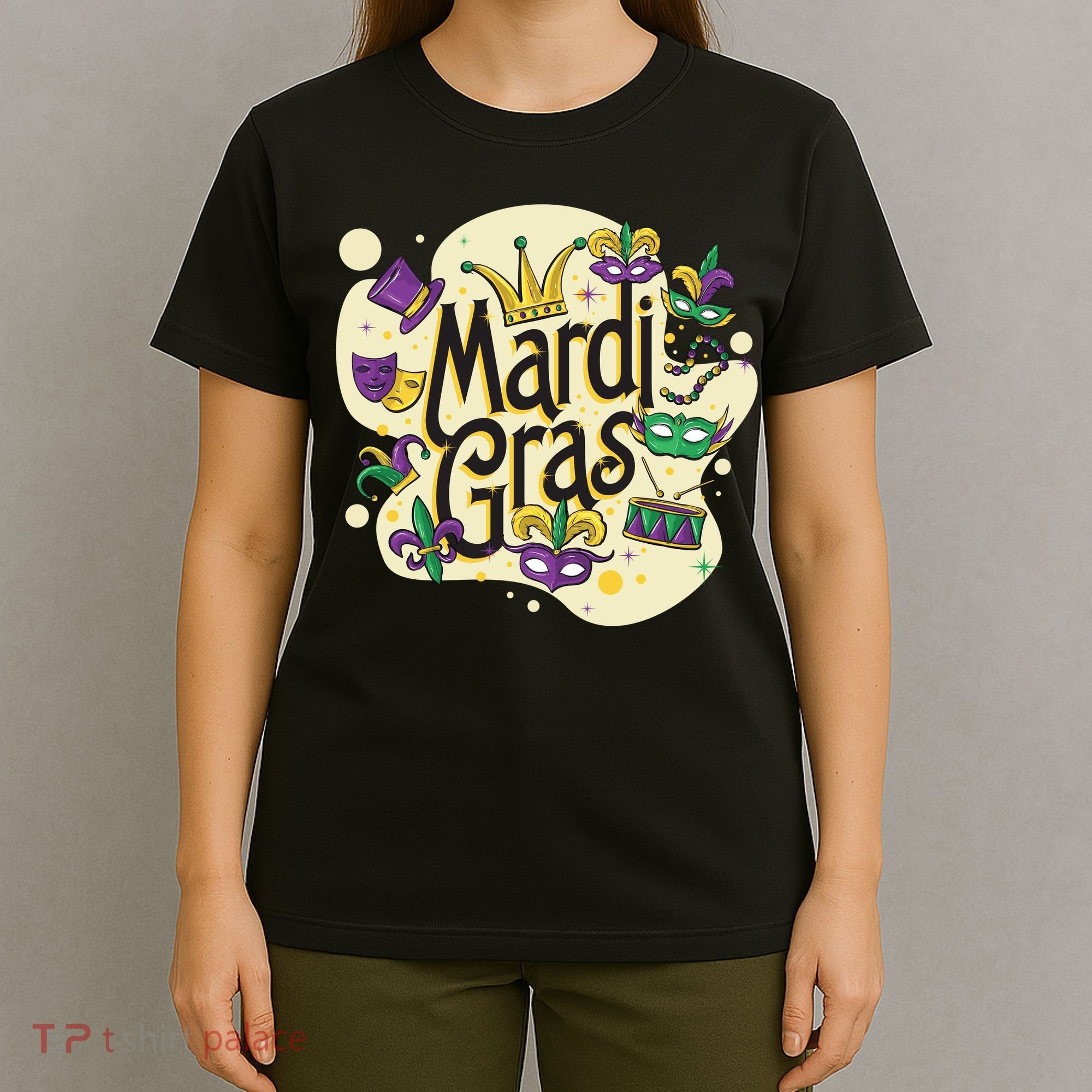 Mardi Gras Flashy Party  T-Shirt