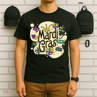 Mardi Gras Flashy Party  T-Shirt thumb 6