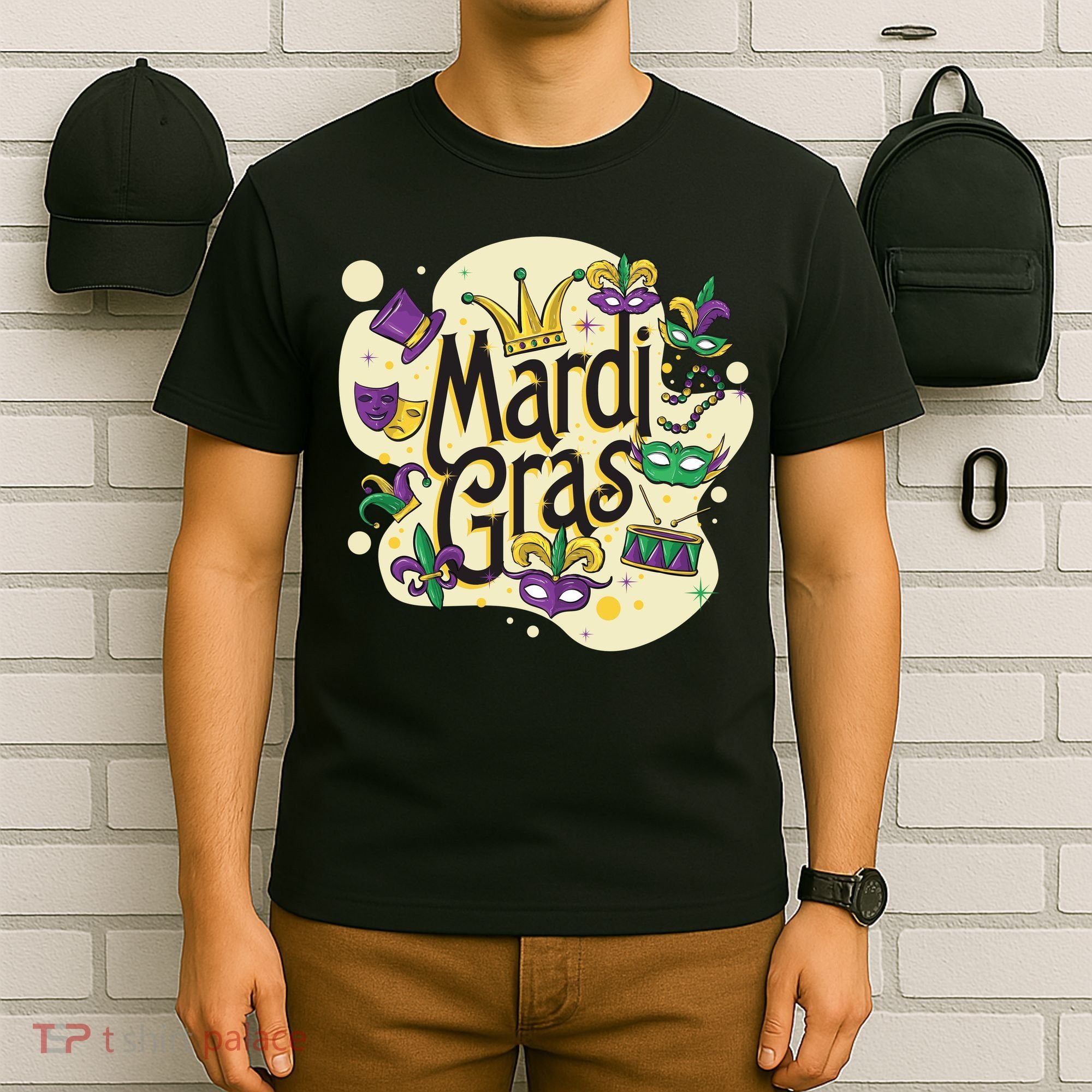 Mardi Gras Flashy Party  T-Shirt