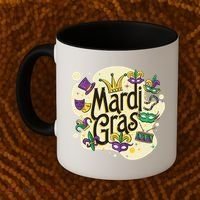 Mardi Gras Flashy Party  Coffee Mug thumb 2