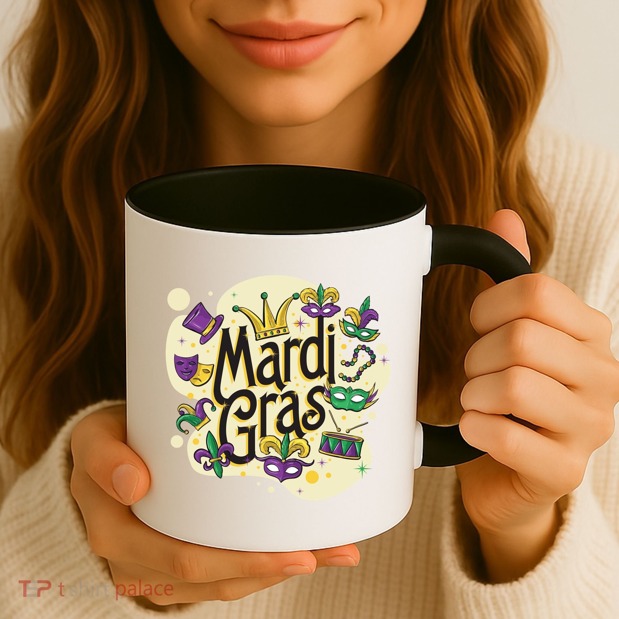Mardi Gras Flashy Party  Coffee Mug